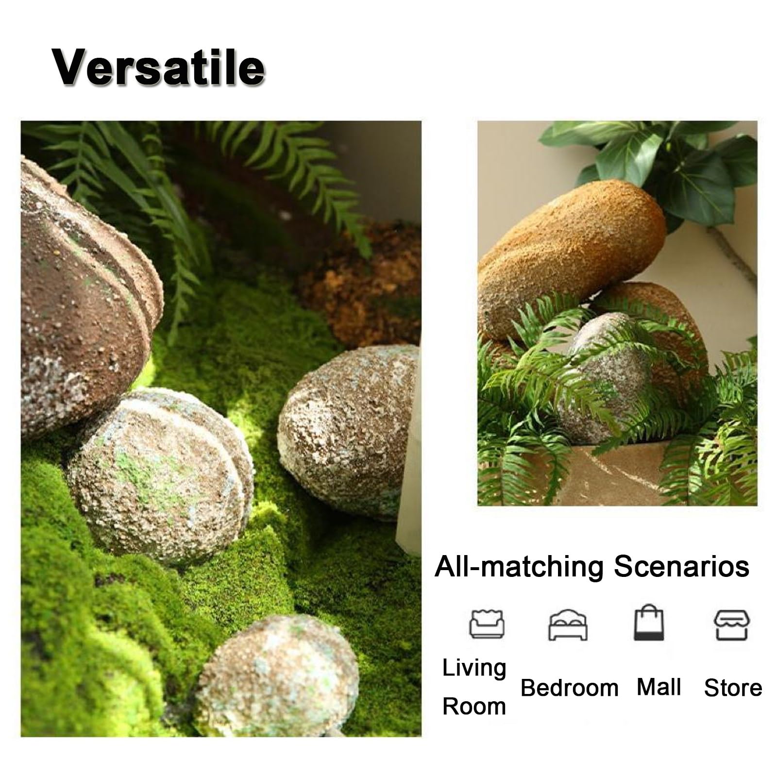 Kunstfelsen for die Landschaftsgestaltung, Steine Garten for den Außenbereich, Dekosteine Garten, Leichte Kunstfelsen for die Landschaftsgestaltung, Garten- und Innendekoration(D)