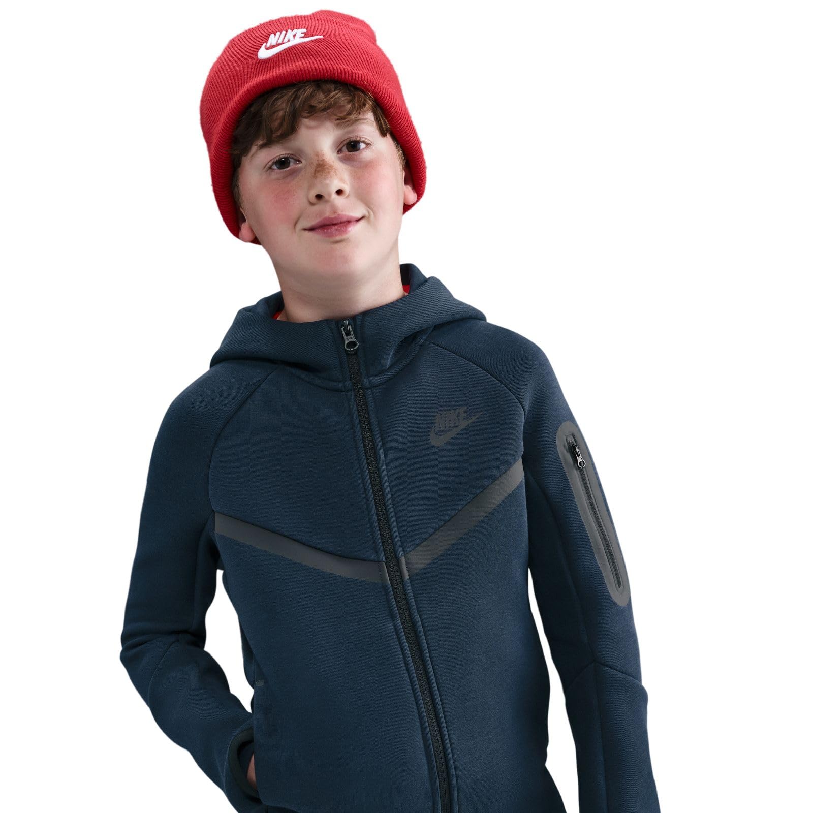 NIKE Nike Sportswear Tech Fleece Kapuzenjacke Für Ältere Kinder Giacca con cappuccio Unisex - Bambini e ragazzi