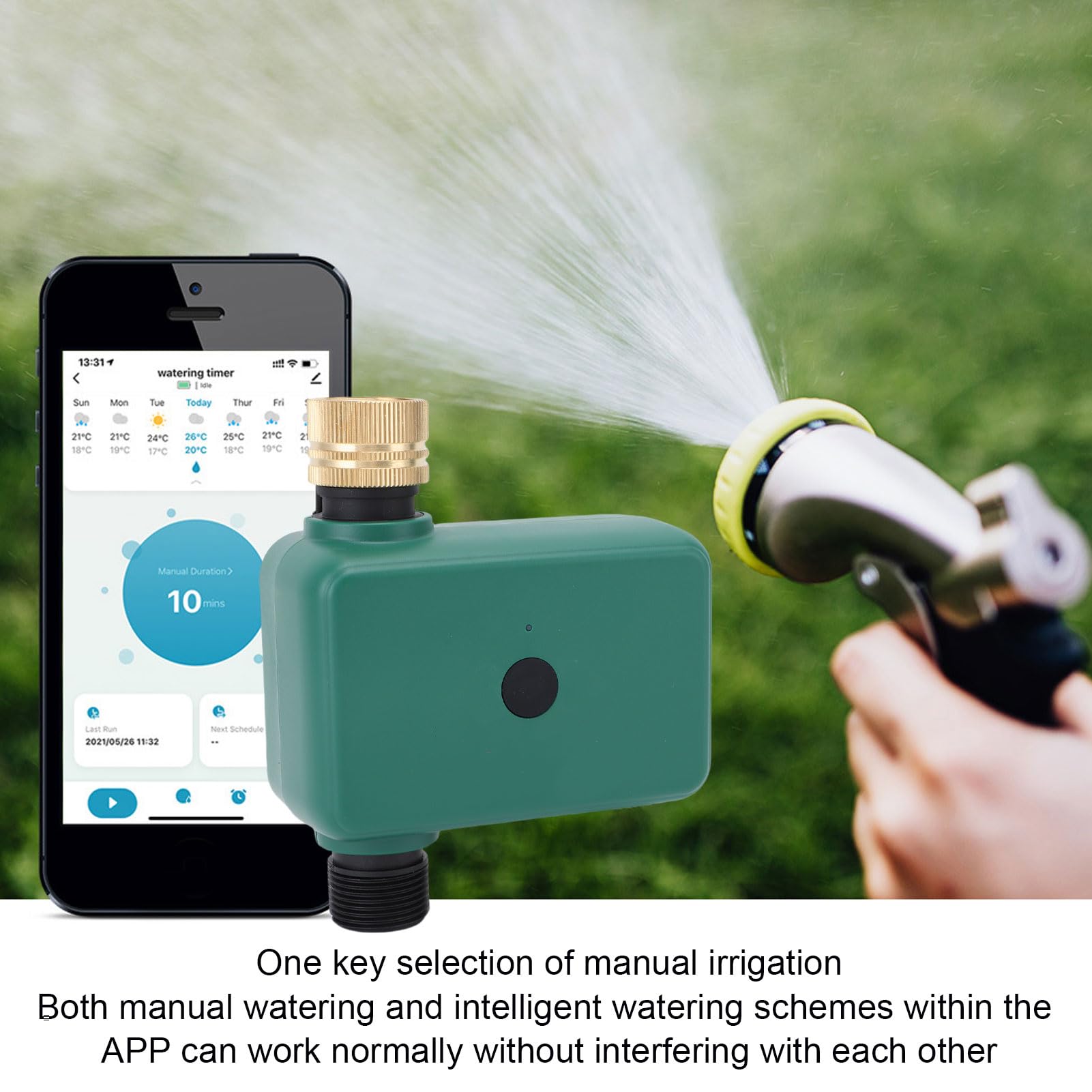 FILFEEL Timer per Irrigazione con Controllo APP, Rubinetti per Giardino