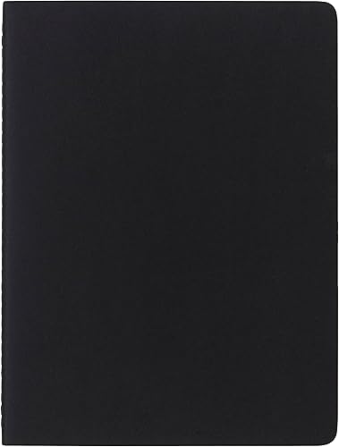 Miniatura 2 de Moleskine Cahier - Cuaderno de cubierta suave, tamaño XL (7.5 x 9.5 pulgadas), diseño Subject (por asignaturas), cubierta color negro y café papel