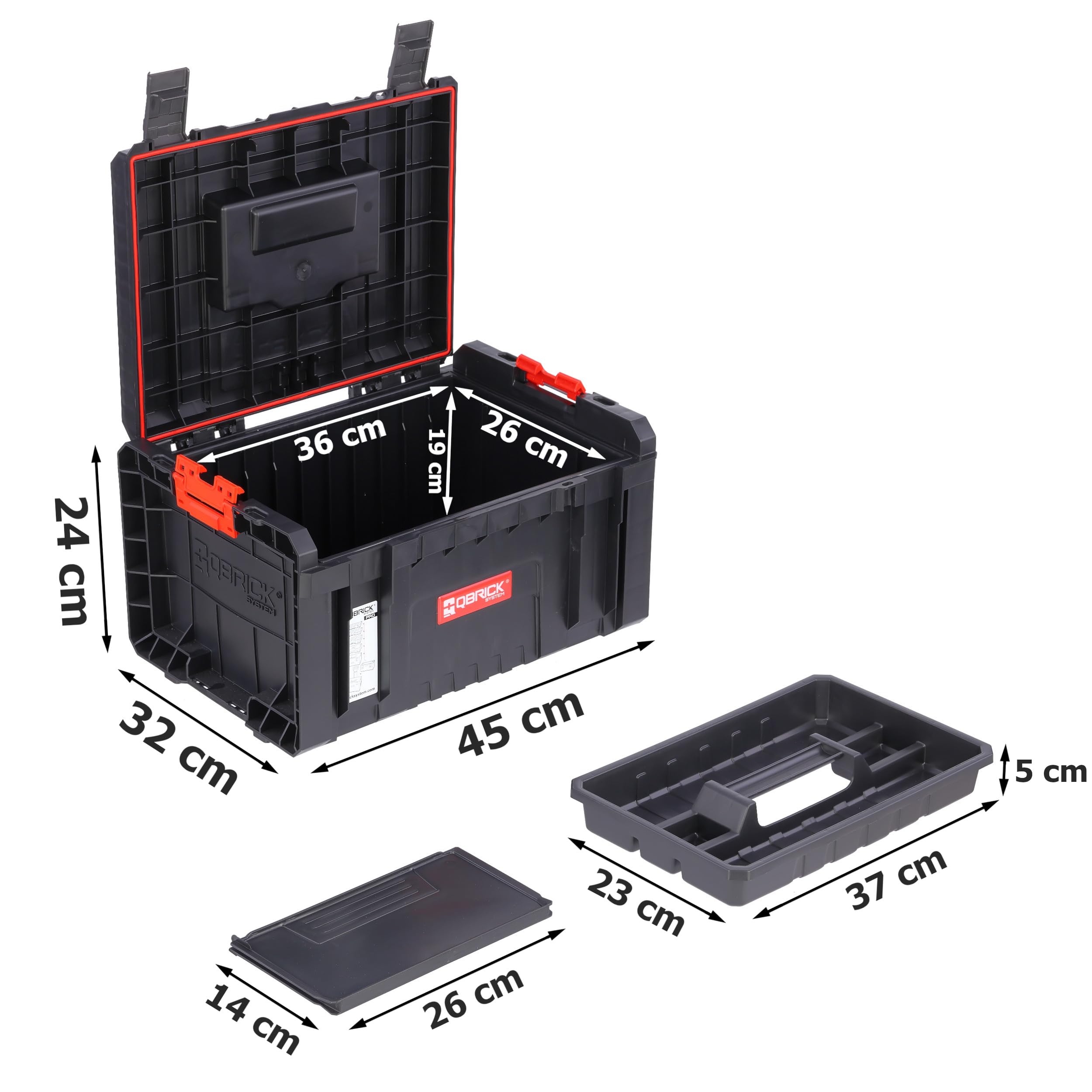 Juego de caja de herramientas con ruedas, cajón doble, organizador de caja de herramientas, caja con asa de 139 cm de altura, set modular para garaje taller PRO