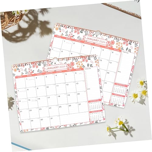 Miniatura 3 de NOLITOY 2023 Desk Calendar 2024 Calendar 12 Month 2024 Wall Calendar 12 Month Calendar Delicate Planner Calendar English Agenda Calendar Wall