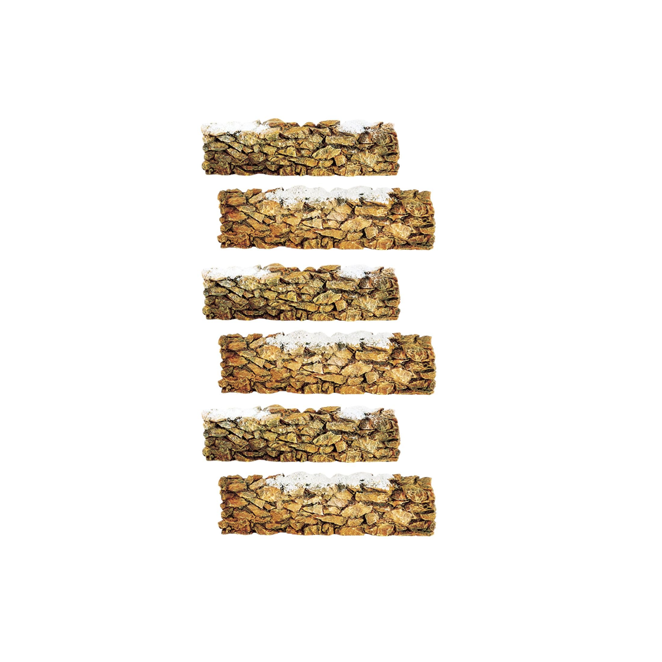 Accessory for Villages Resin Stone Wall Accessory Figurine (Set of 6) (56.52629)