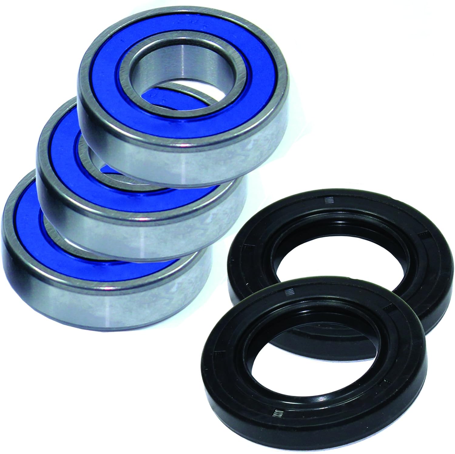 Caltric Rear Wheel Ball Bearings & Seals Kit Compatible with Yamaha Yz400F Yz-400F 1998, Yz465 Yz-465 1981
