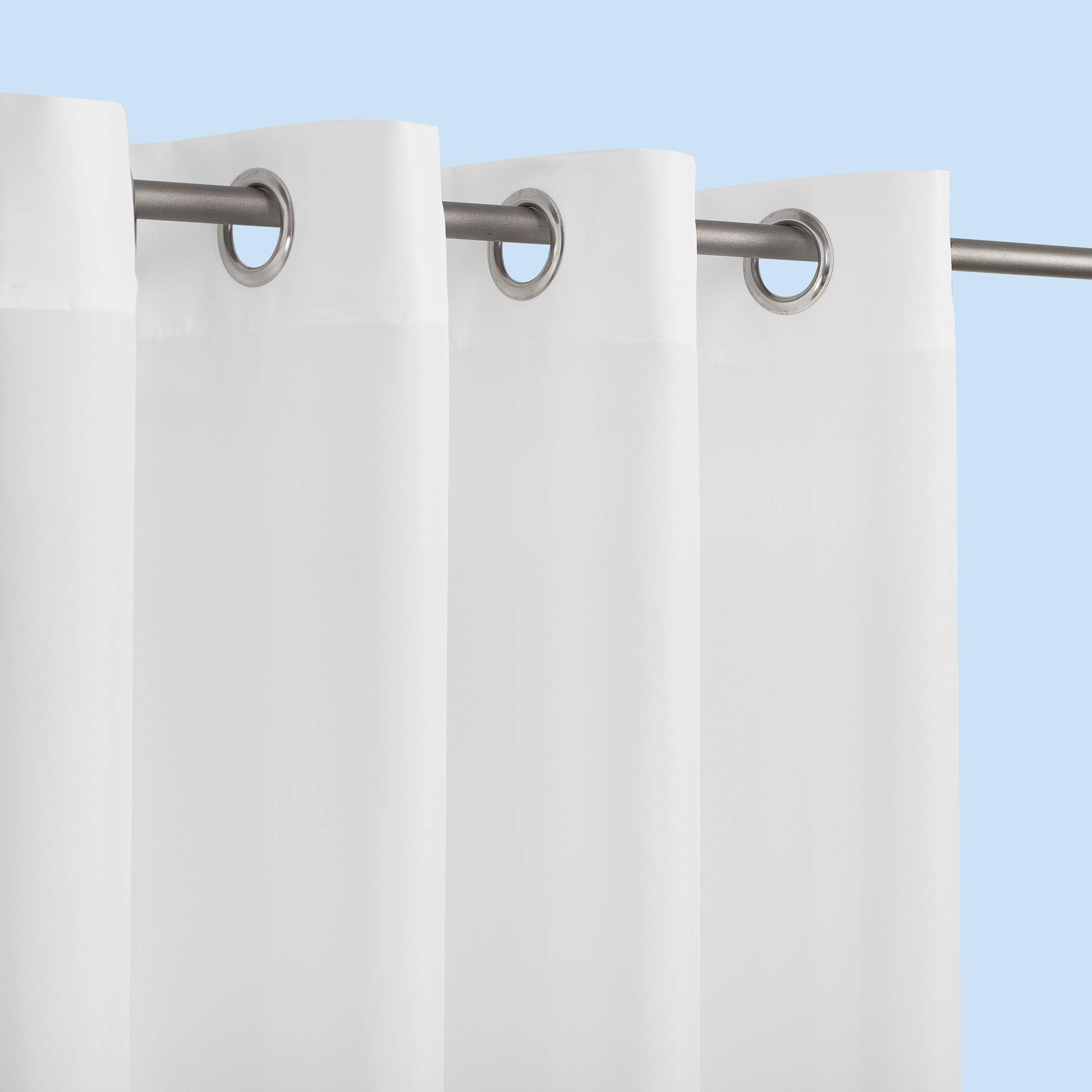 Sun Zero Marina Indoor/Outdoor UV Protectant Energy Efficient Grommet Curtain Panel, 54