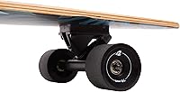 Vista 9 de Retrospec Zed Cruiser & Pintail Longboard Skateboard Complete – Bamboo & Canadian Maple Wood Cruiser con camiones Kingpin reversa