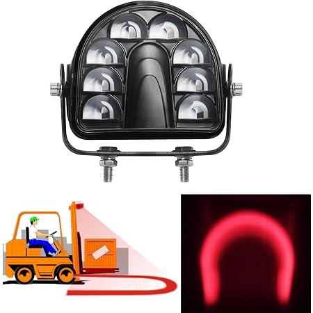 Amazon.com: LED Forklift Light Blue Safety Light 20W Warehouse Safe ...