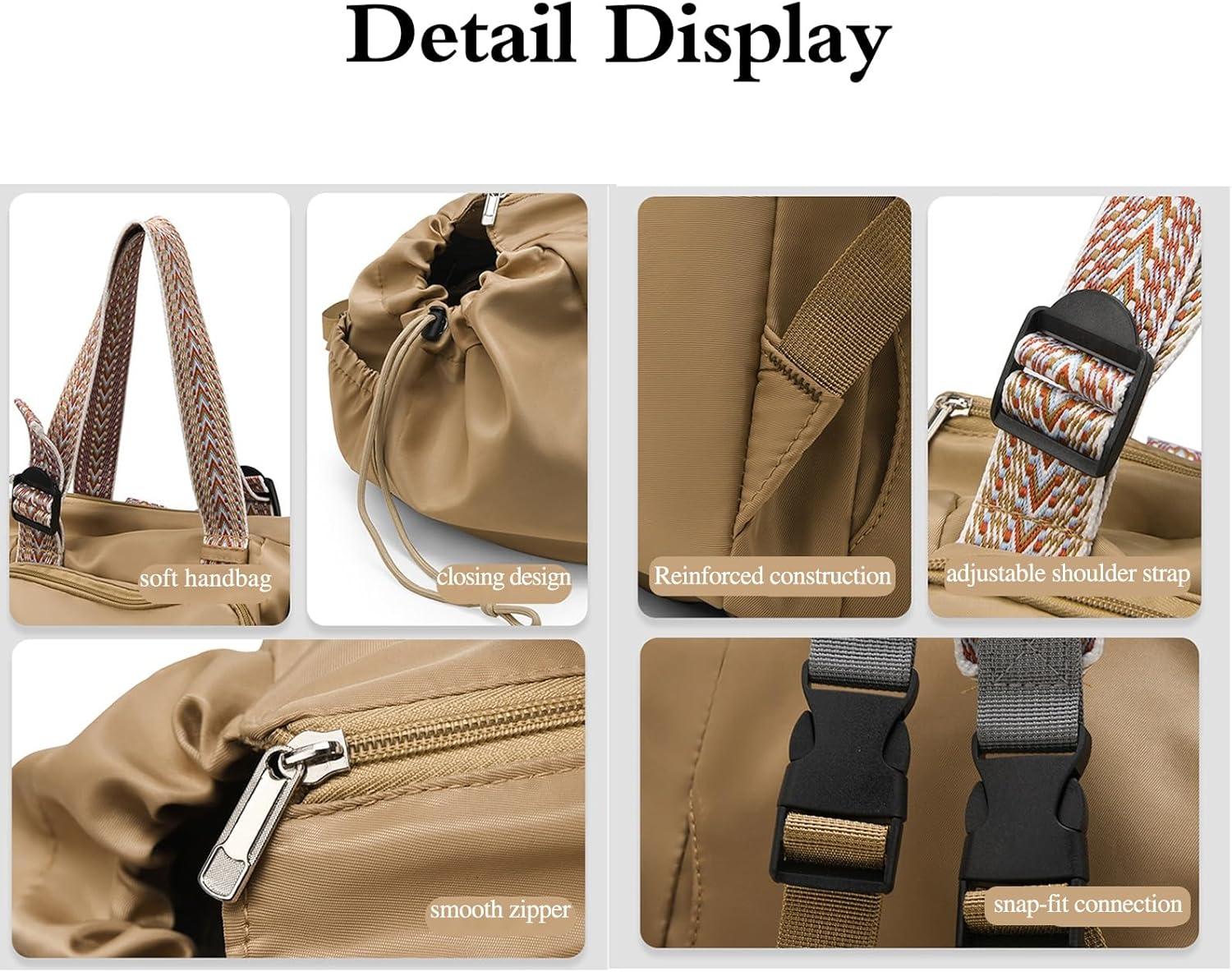 Travel Backpack for Women MultiFunctional Organizer Tote Bag with Large Capacity,Stylish Crossbody Shoulder Bag - Image 7