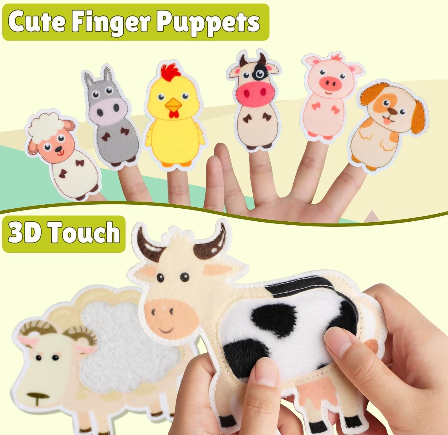 Quanquer Busy Board for Children Birthday Gifts, Farm Busy Board Montessori Toy for 1 2 3 4 Years Toddlers, Preschool Learning Activities Developing Sensory (English) English-Busy Board Farm