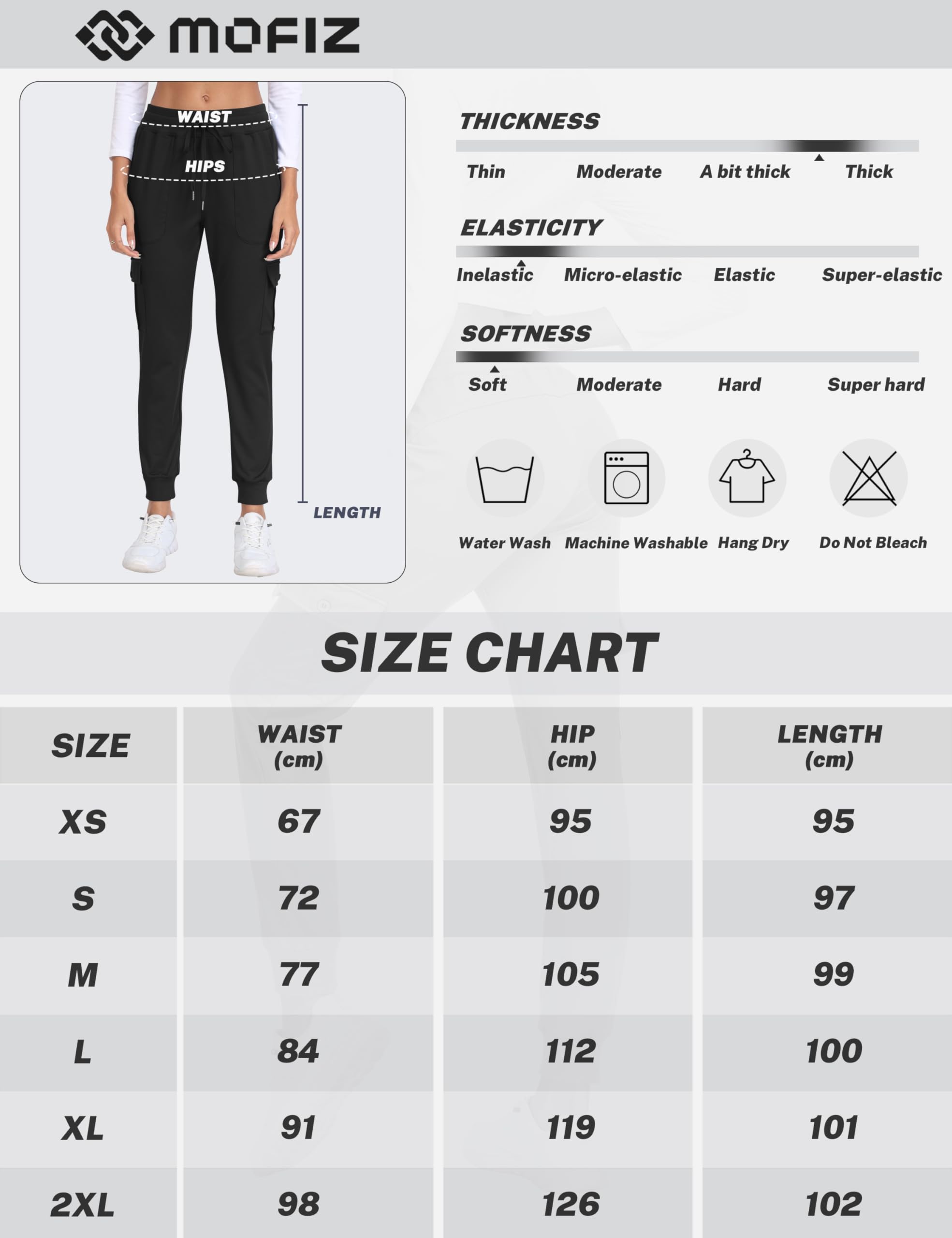 JINSHI Mujer Pantalones Cargo Jogger de Forro Micropolar Cálido Pantalón de Chándal Deportivo Invierno Pantalon con Grandes Bolsillos