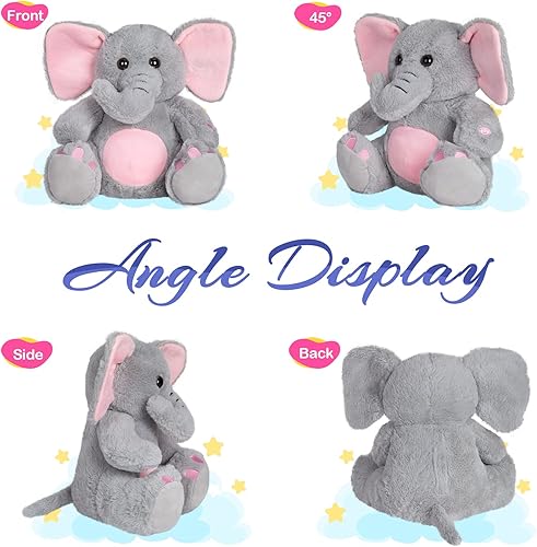 Vista 10 de BSTAOFY Peluche de pingüino iluminado que brilla alegre, adorable juguete de peluche LED flexible, regalo de luz nocturna para niños en cumpleaños