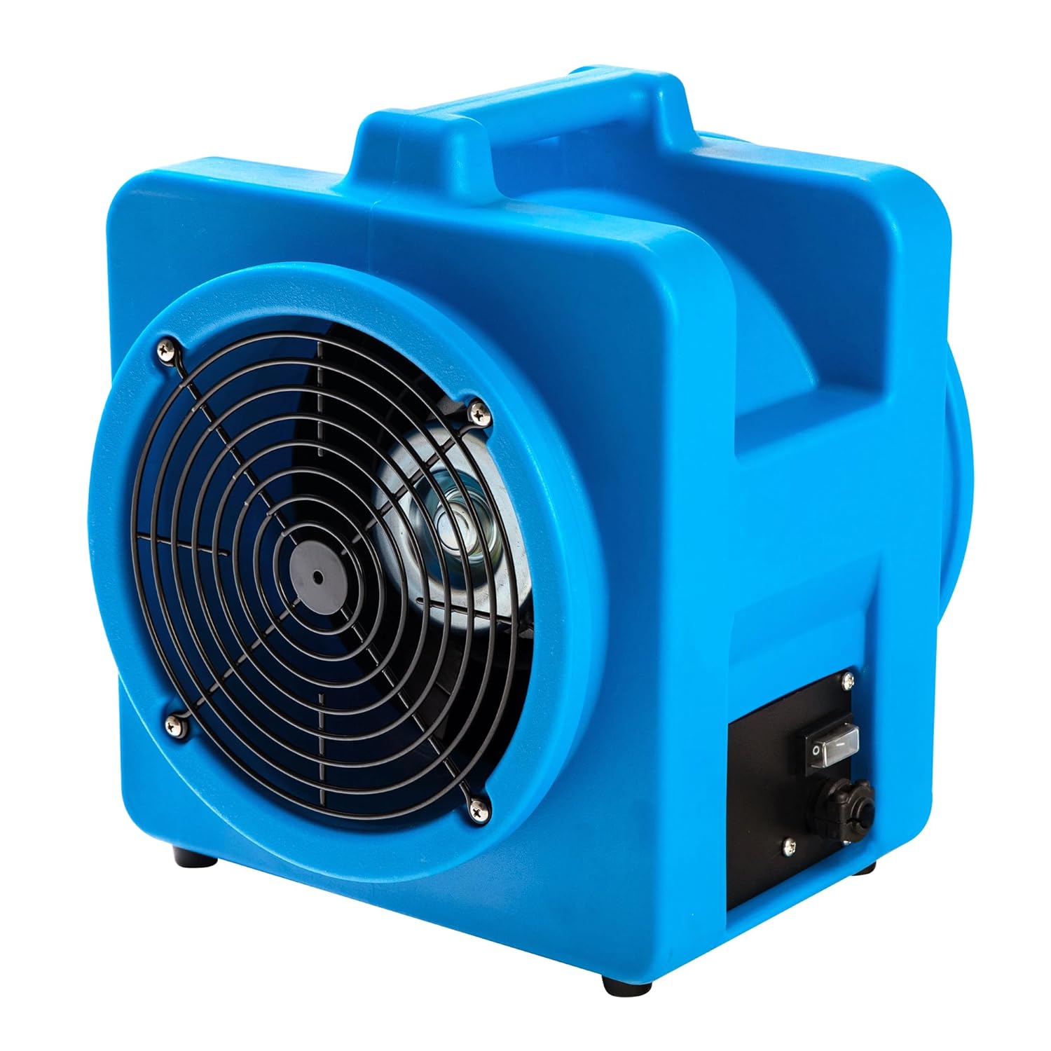 MOUNTO 8-Inch Axial Blower High-Pressure Mini Industrial Fan, 1100CFM - Durable 1/3HP Sealed Motor for Efficient Air Circulation and Ventilation