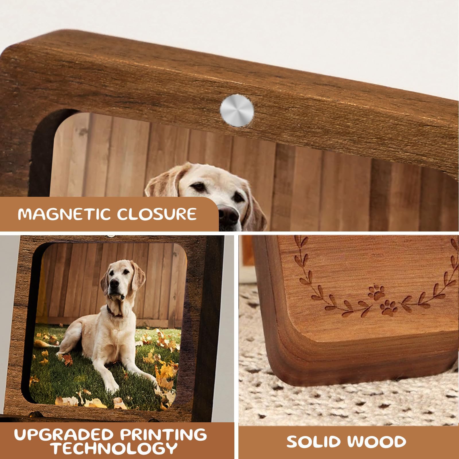 Scatola ricordo personalizzata per peli di animali domestici, scatola per denti di cane/gatto, souvenir per animali domestici, bottiglia di vetro per animali domestici a lungo termine con chiusura