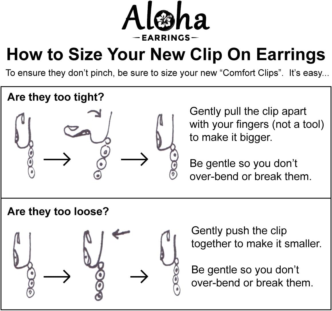 Aloha Earrings-Clip On Real Feather Earrings-Dangle Clip On Earrings Tassel Long Clip Earrings Bohemian