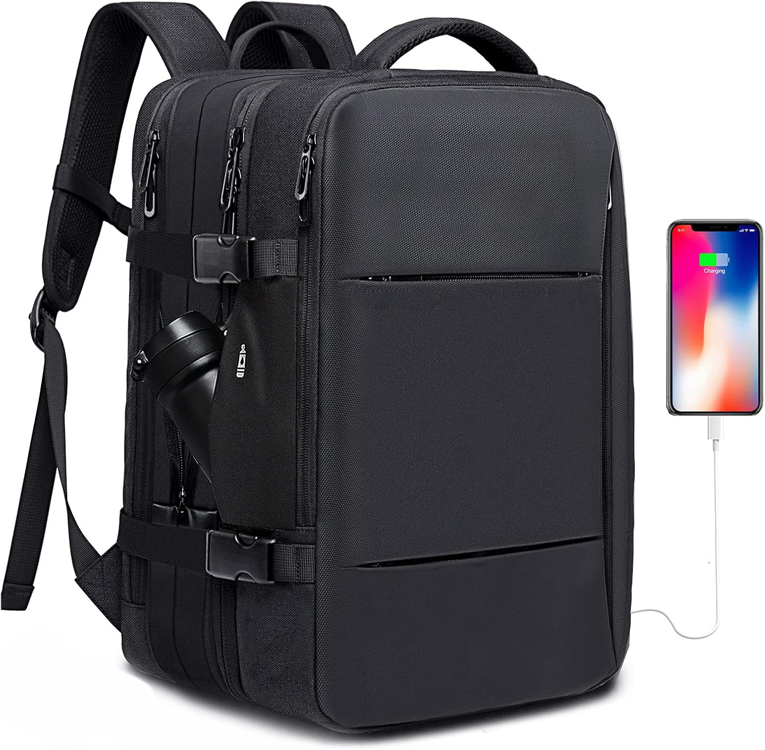 expandable business backpack
