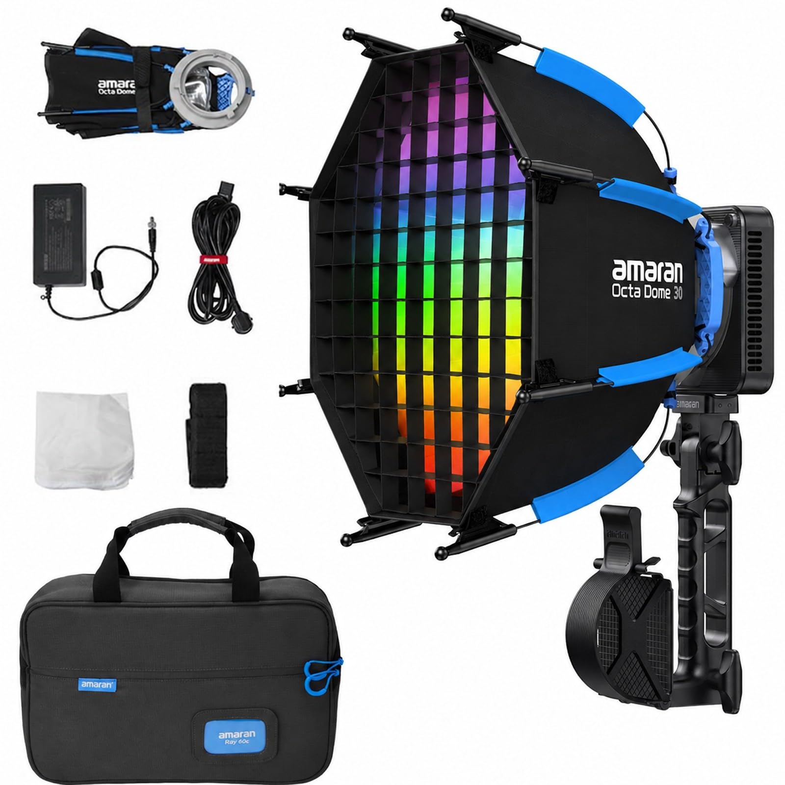 Amaran Ray 60c Luz de vídeo LED RGB 60W Montaje Bowens iluminación Continua