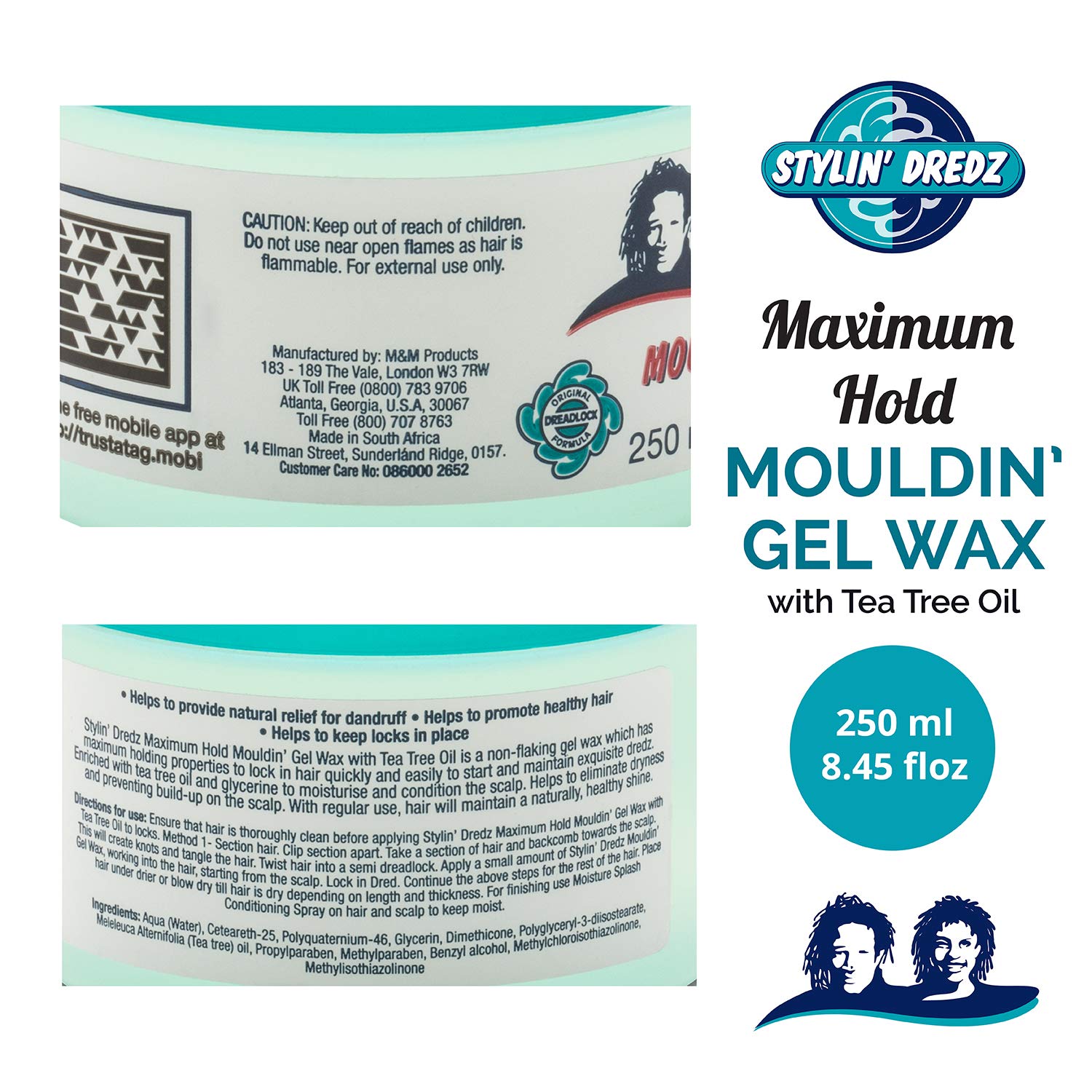 Stylin Dredz Mouldin' Gel Wax Dreadlock Gel with Malaysia Ubuy