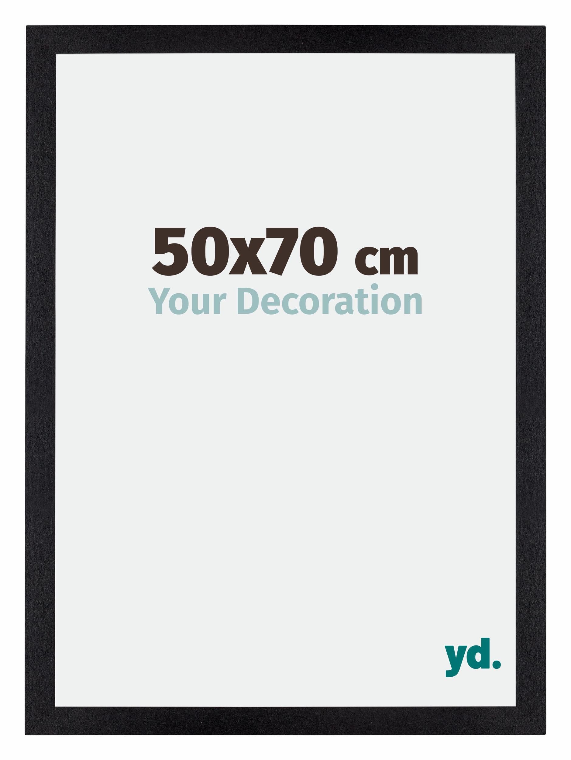Your Decoration - Puzzle frame 50x70 - Black Matte - Puzzle frame 500-1000 Pieces - MDF Photoframe - Mura