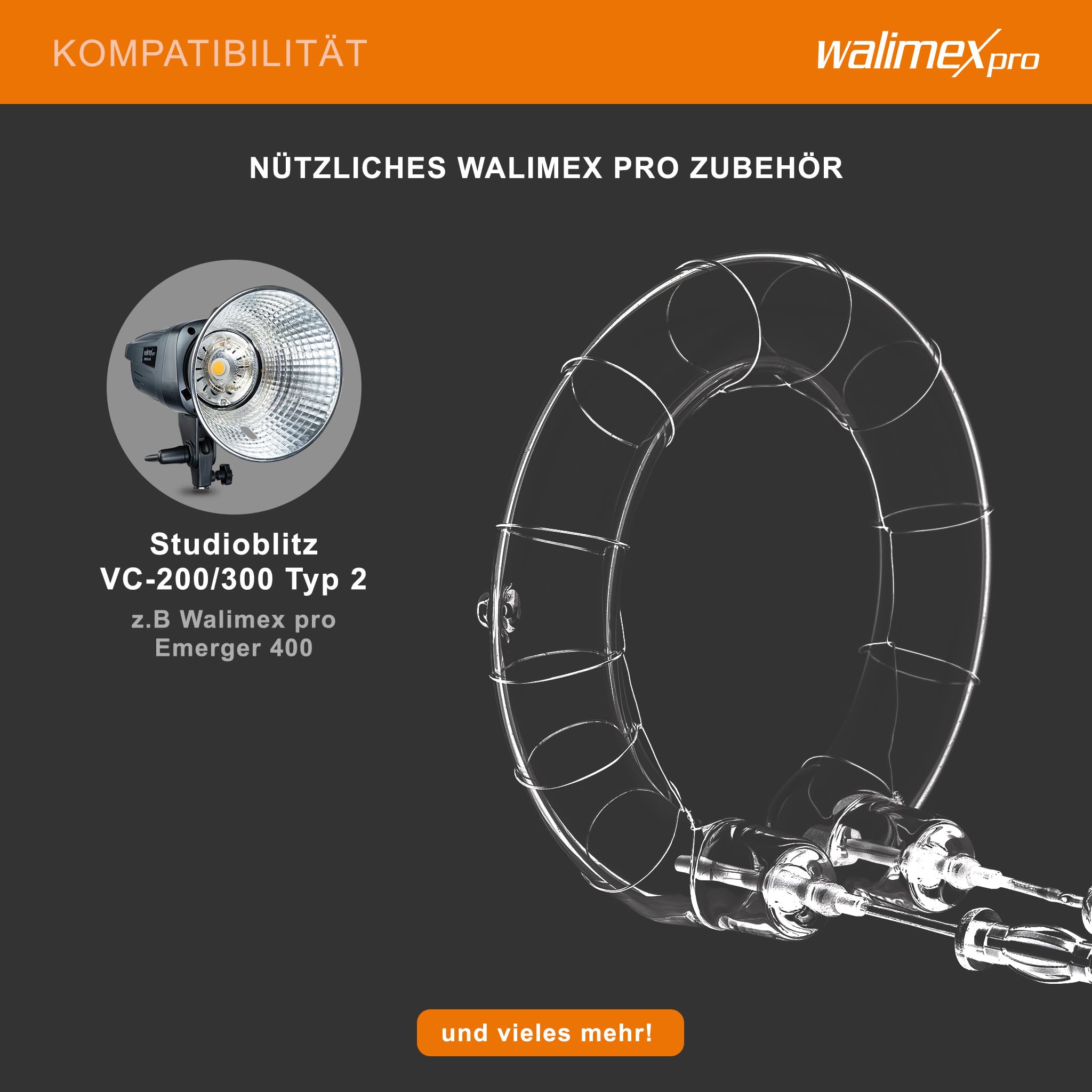 walimex pro Rura błyskowa VC/VE-200/300 typ 2