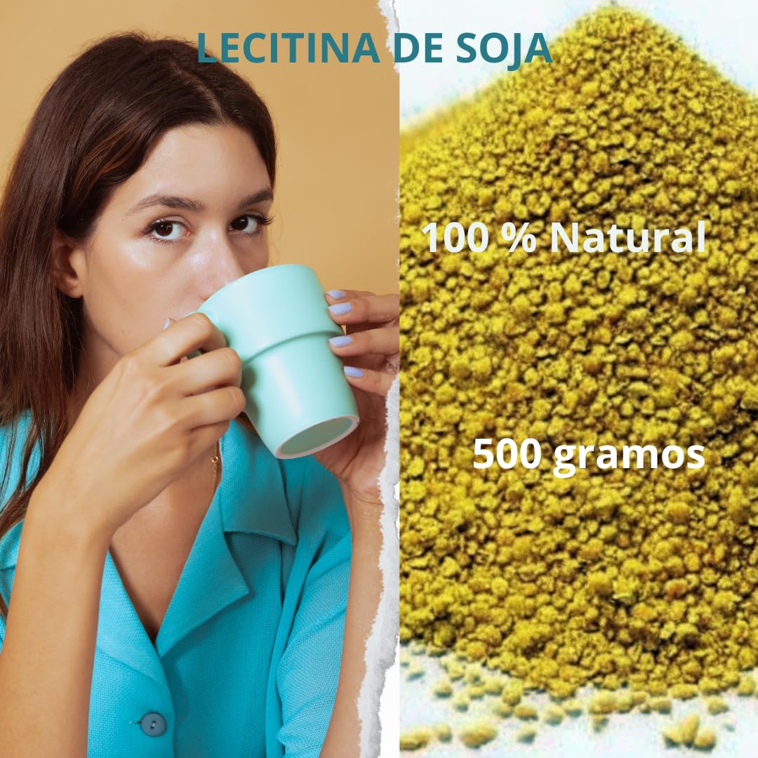 LECITINA de SOJA GRANULADA -Lecitina de Soja - Soja - Lecitina- Baja Colesterol - Lecitina - Lecitina de Soja Polvo - Lecitina Soja - Soja en Grano - Lecithin - Colesterol - Proteina - Lecitina+Soja