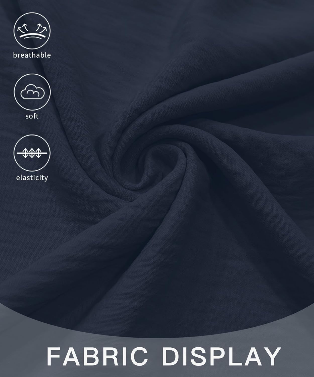 NILOUFO Women Summer Casual High Waist Wide Leg Pants Fashion Lightweight Flowy Boho Beach Palazzo with Pockets - Image 5