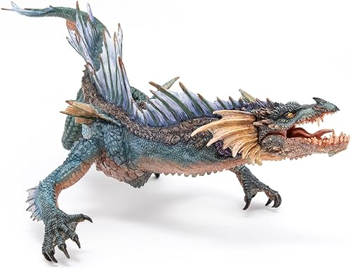 Miniatura 6 de Papo - Dragón de mar - Figura de fantasía realista - 3 años - Colección de fantasía y medieval - Estimula la imaginación y la creatividad - Pintado