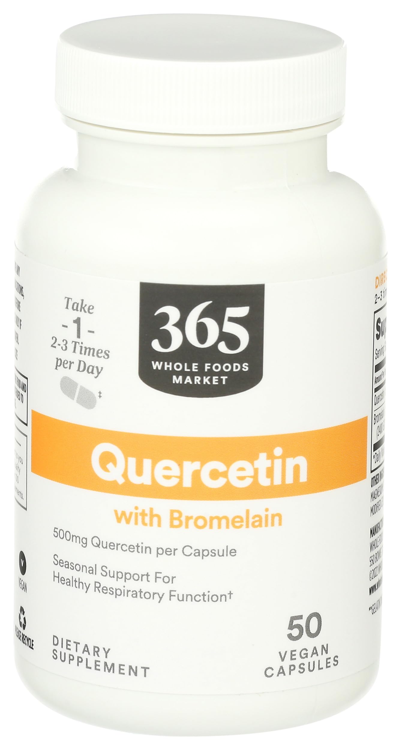 365 by Whole Foods Market Quercetin with Bromelain