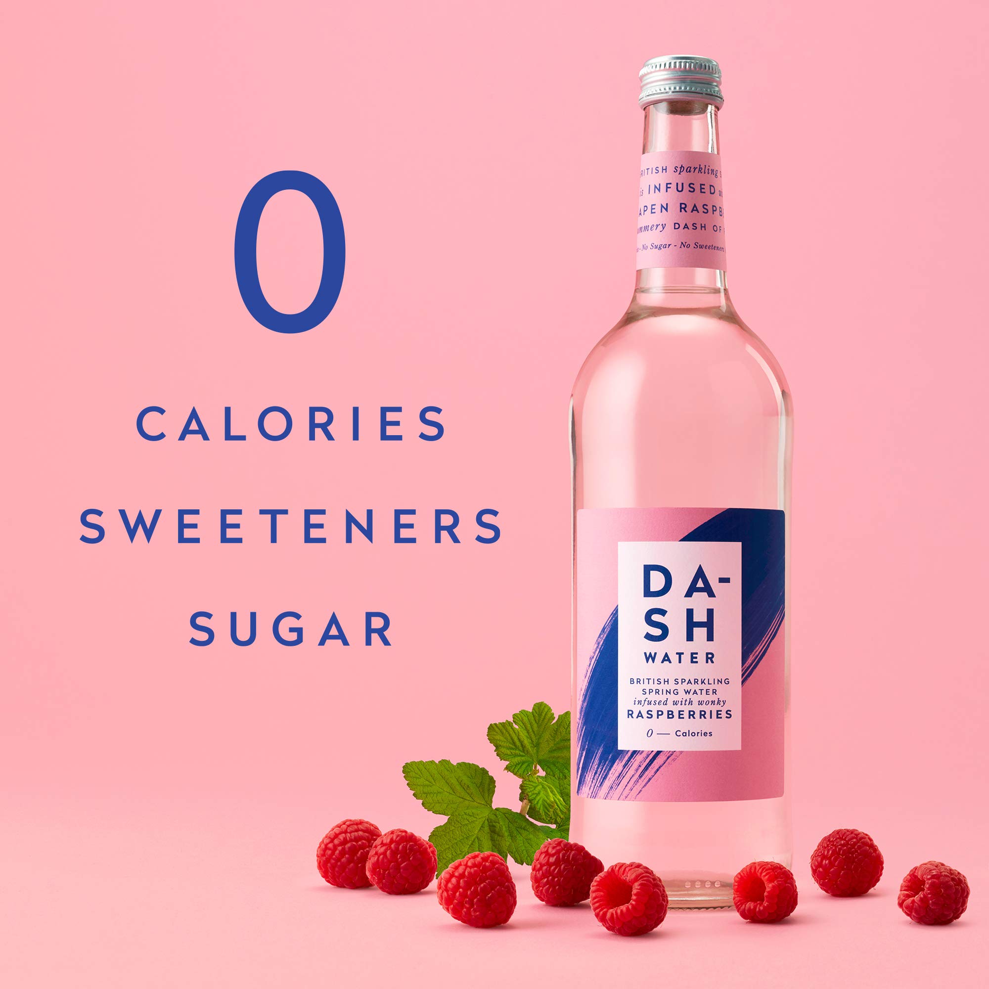 Buy Dash Water Raspberry 6 x Flavoured Sparkling Spring Water NO