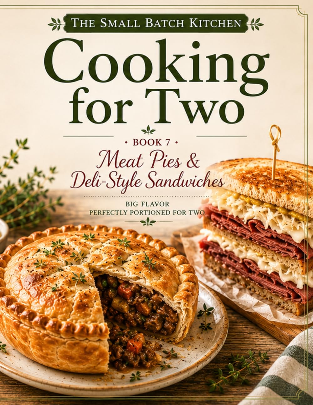 The Small Batch Kitchen: Cooking For Two: Meat Pies & Deli-Style Sandwiches