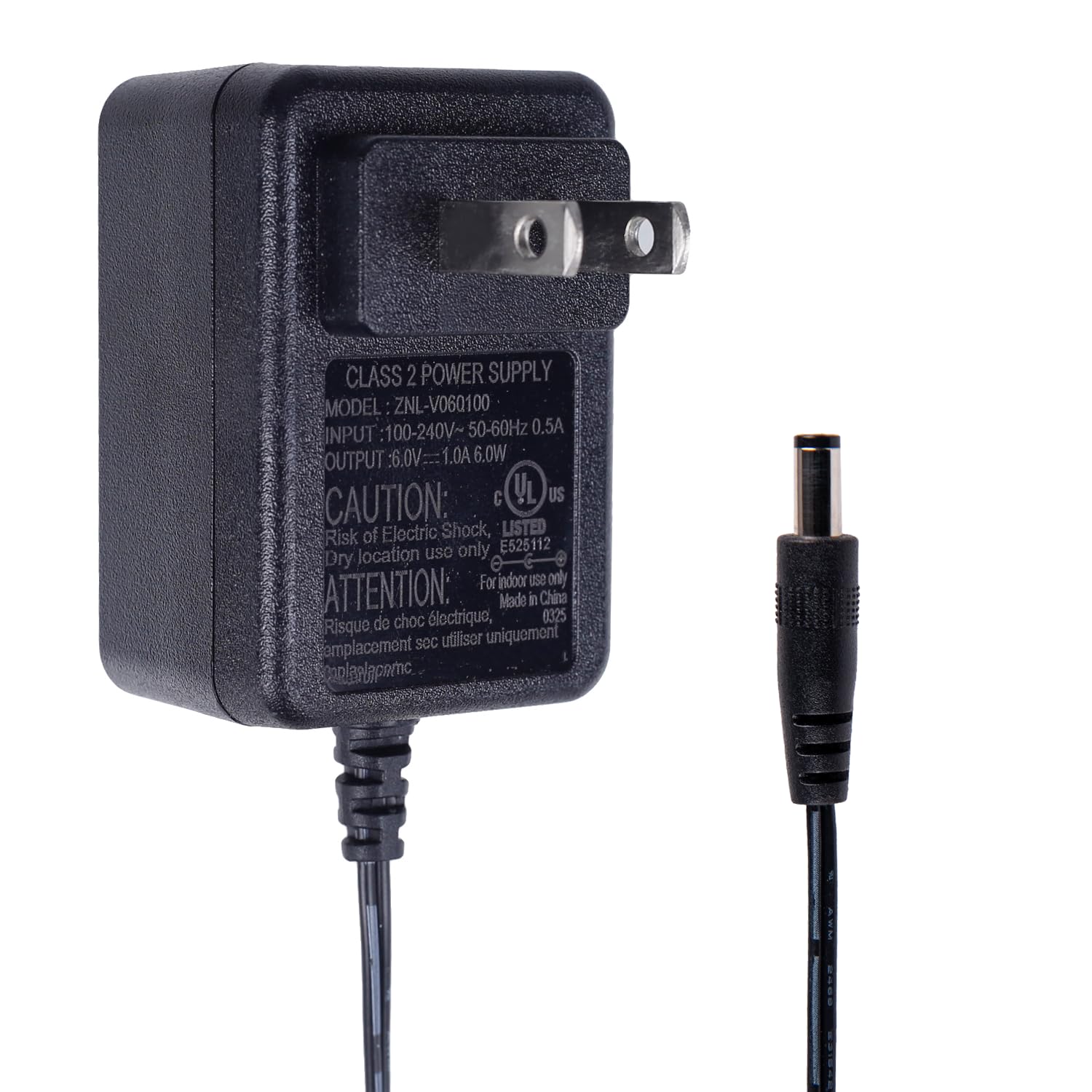 6V Charger for Ride on Toys, 6V Battery Charger for Kids Ride on Car, 6 Volt Charger for Power Wheels Electric Ride-Ons Accessories