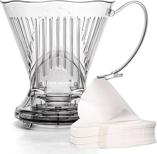 Clever Coffee Dripper and Filters, Large 18 oz, Original