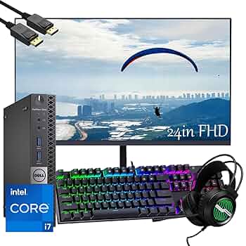 ミニPC DELL Optiplex 7040 Micro Core i7 6700T Amazon.com: Dell Optiplex 7040 Mini Desktop i7 w/ 24in