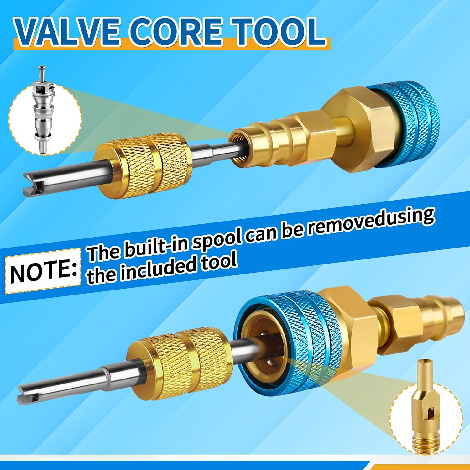 Boltigen R1234yf to R134a Adapter, R1234yf Adapter, High & Low Pressure Side 1234yf Adapter, R1234yf Quick Coupler Convertion Connector, for R134a System Convert to R1234yf System Refrigerant Recharge