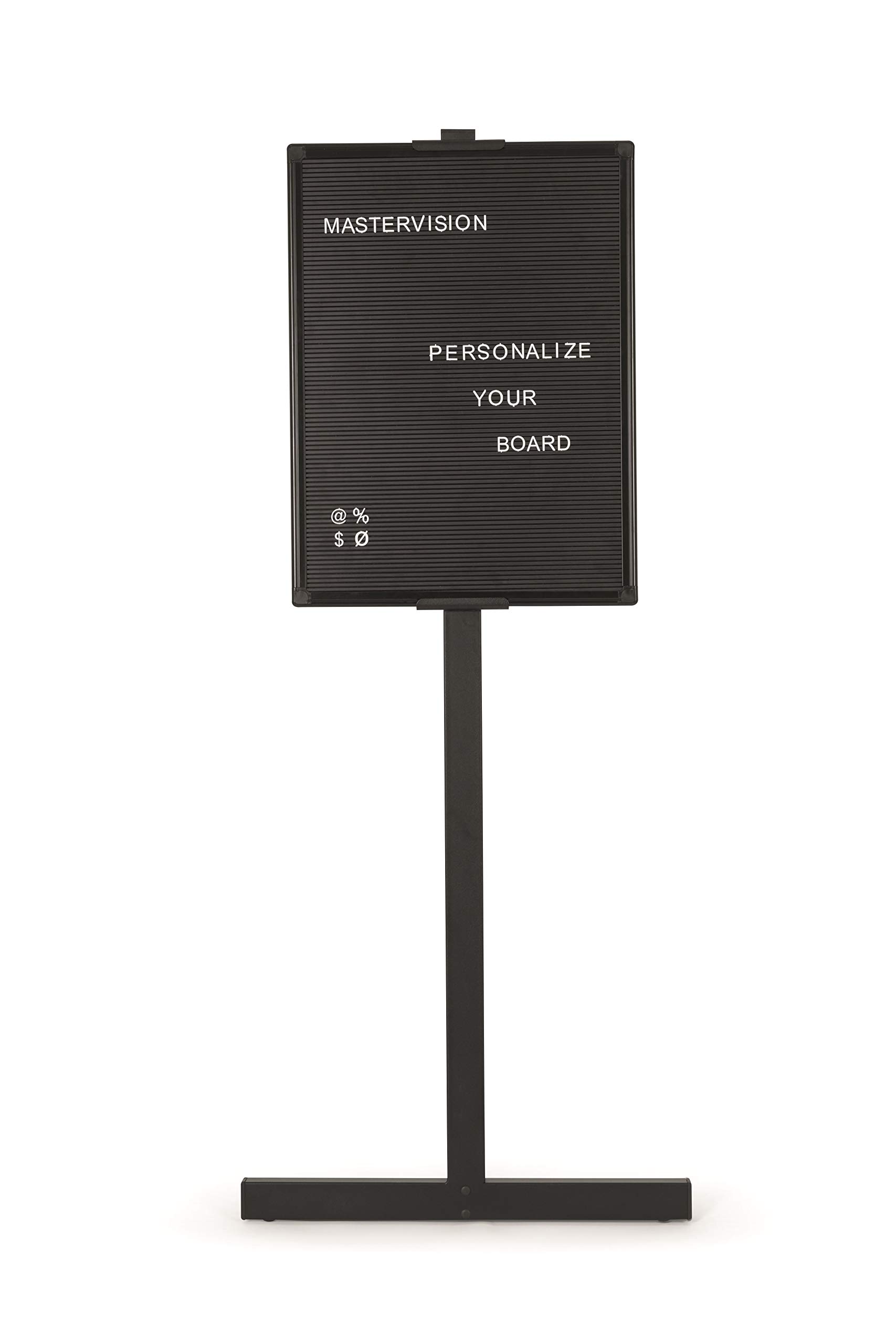 Letter Board Stand, 18"x 24", Aluminum Frame, Black