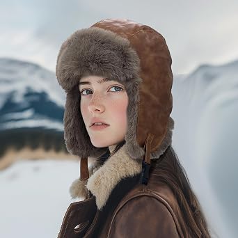 Clape Winter Trapper Hat for Mens Women Thermal Hat with Ear Flaps Ushanka