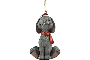 Whimsical Grey Bunny Hanging Ornament
