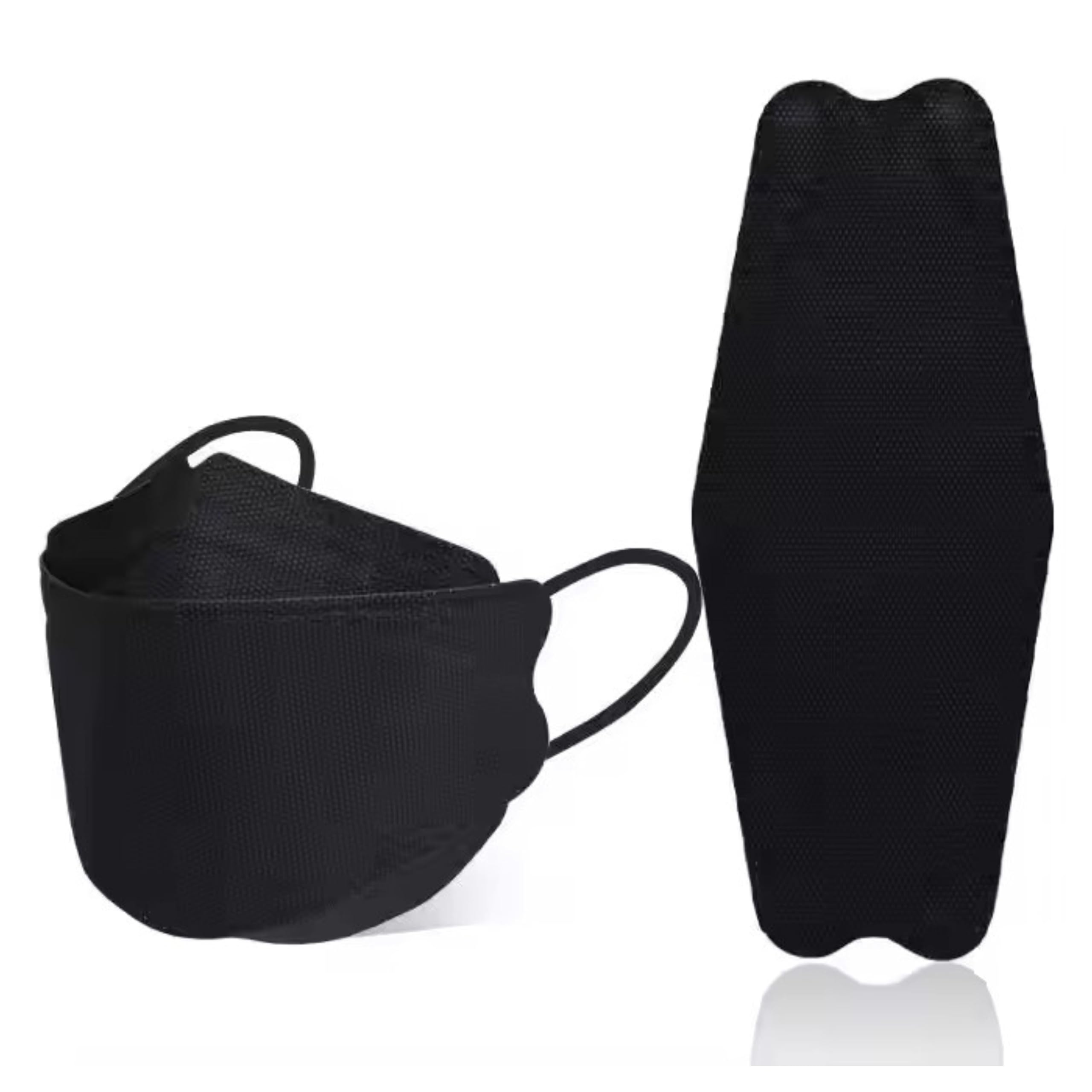 GRAPE KF94 Mask – 4-Layer Filtration, 3D Snug Fit & All-Day Breathable Comfort! (BLACK, 20 PCS)-image-40