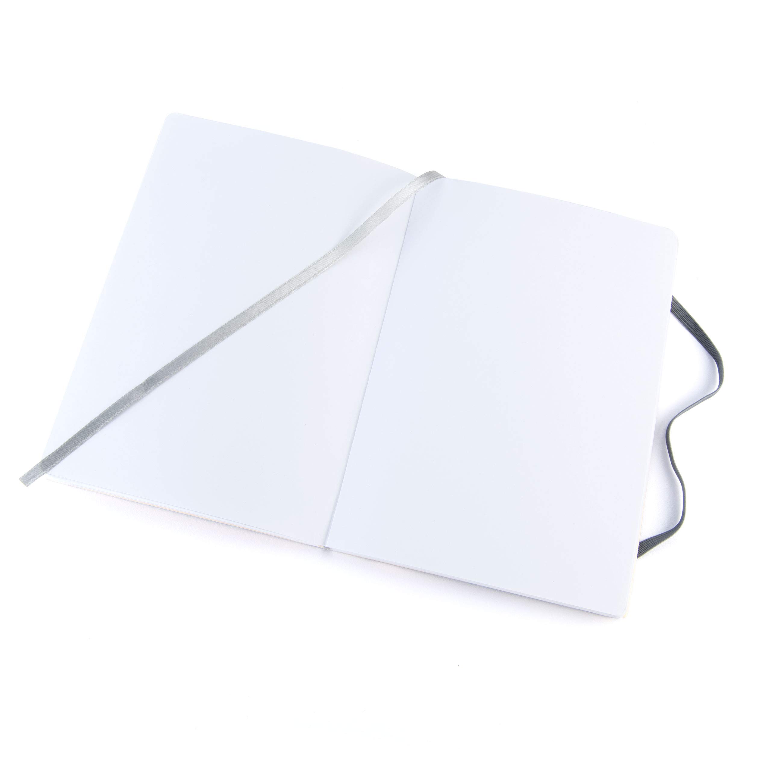 Pentalic Carnet de Croquis de Poche 15,2 x 20,3 cm, 160 Pages, Argent métallisé