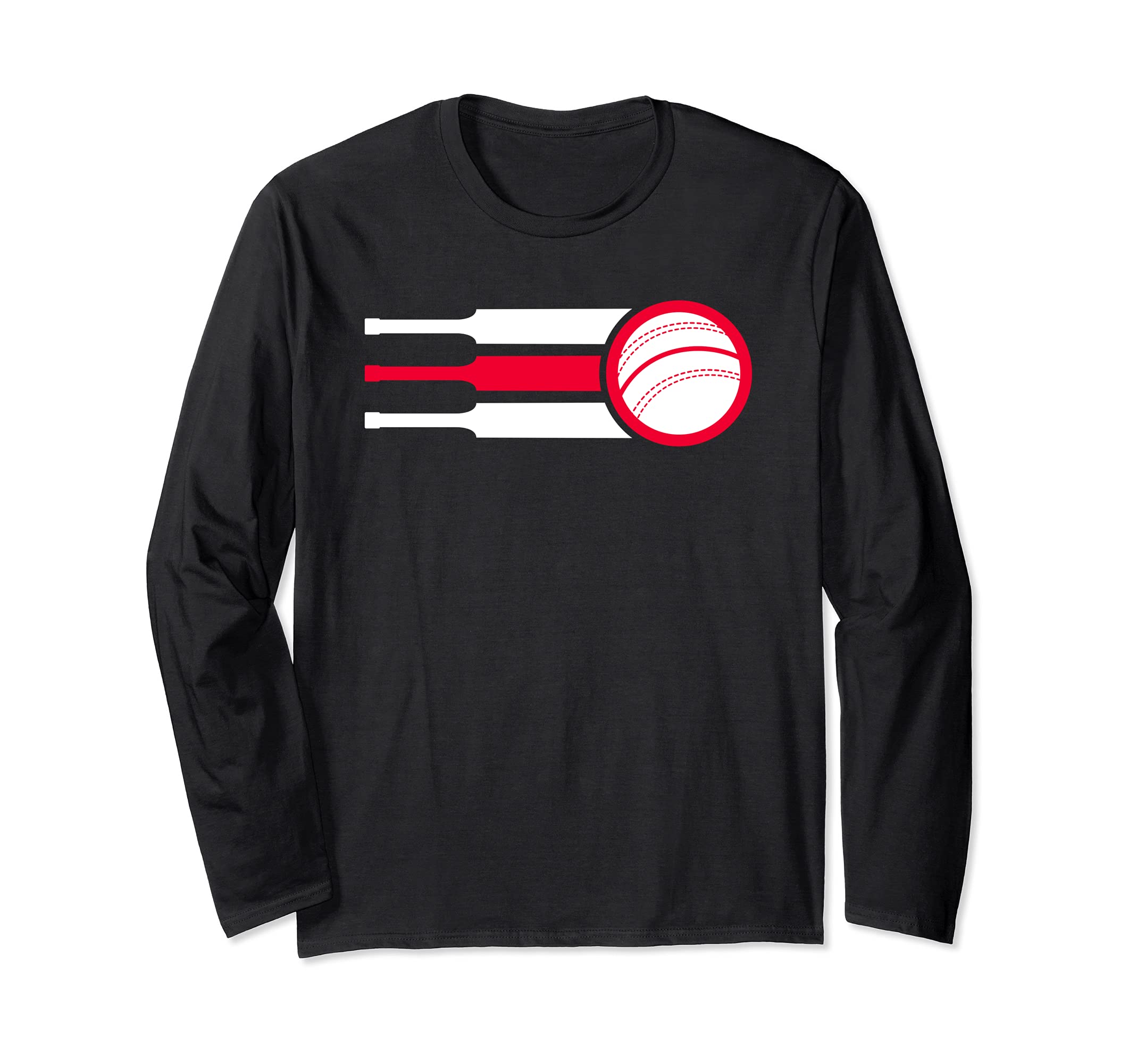 England Cricket Fan English Flag Long Sleeve T-Shirt, Black