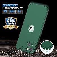 Vista 4 de ORETECH Funda para iPhone 13, con [2 protectores de pantalla] [prueba de caídas de grado militar de 15 pies] [protección de cámara] cuerpo completo