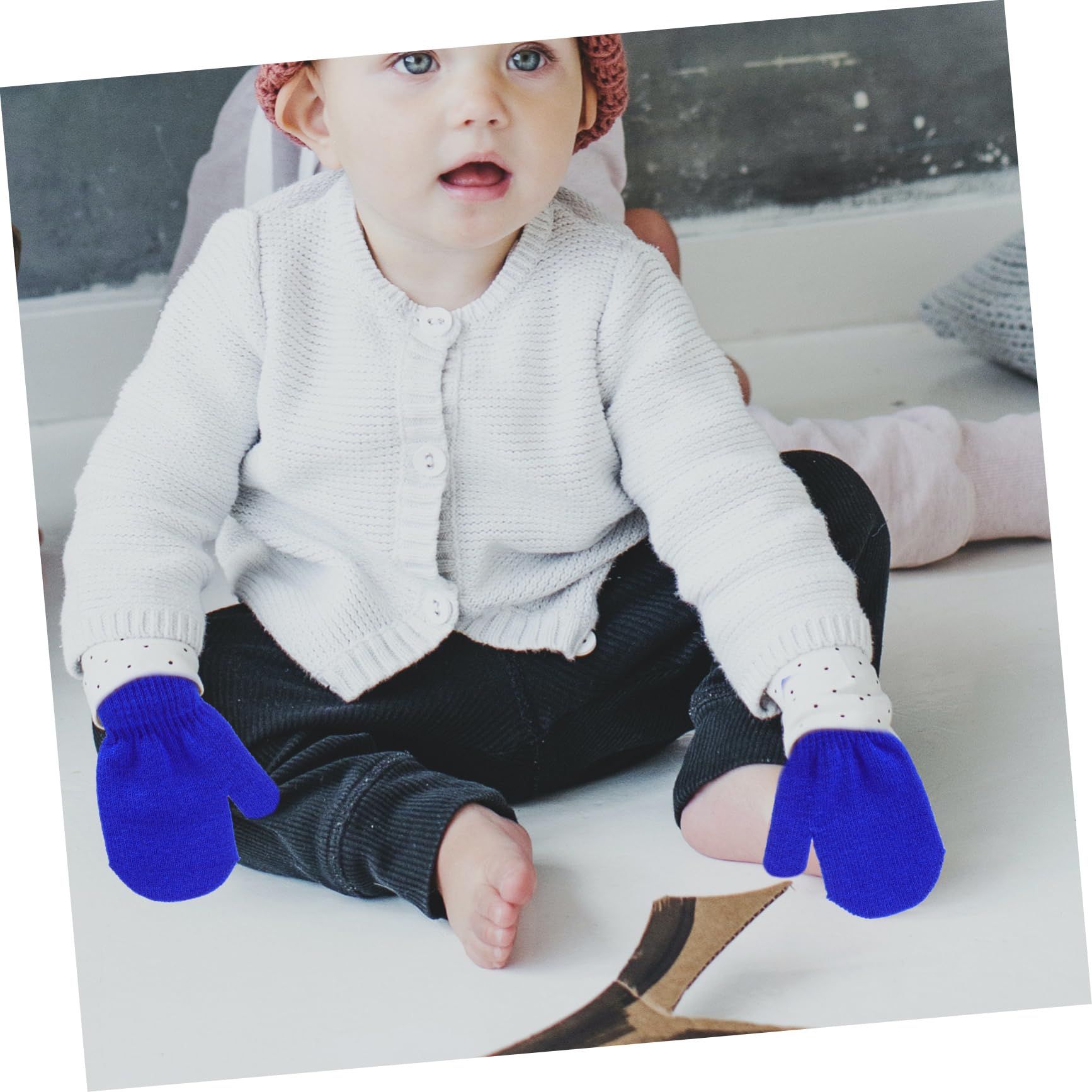 LIFKOME 24pares Guantes De Invierno Para Niño Niña Mitones Tejidos Cálidos y Confortables Para Años Diseño