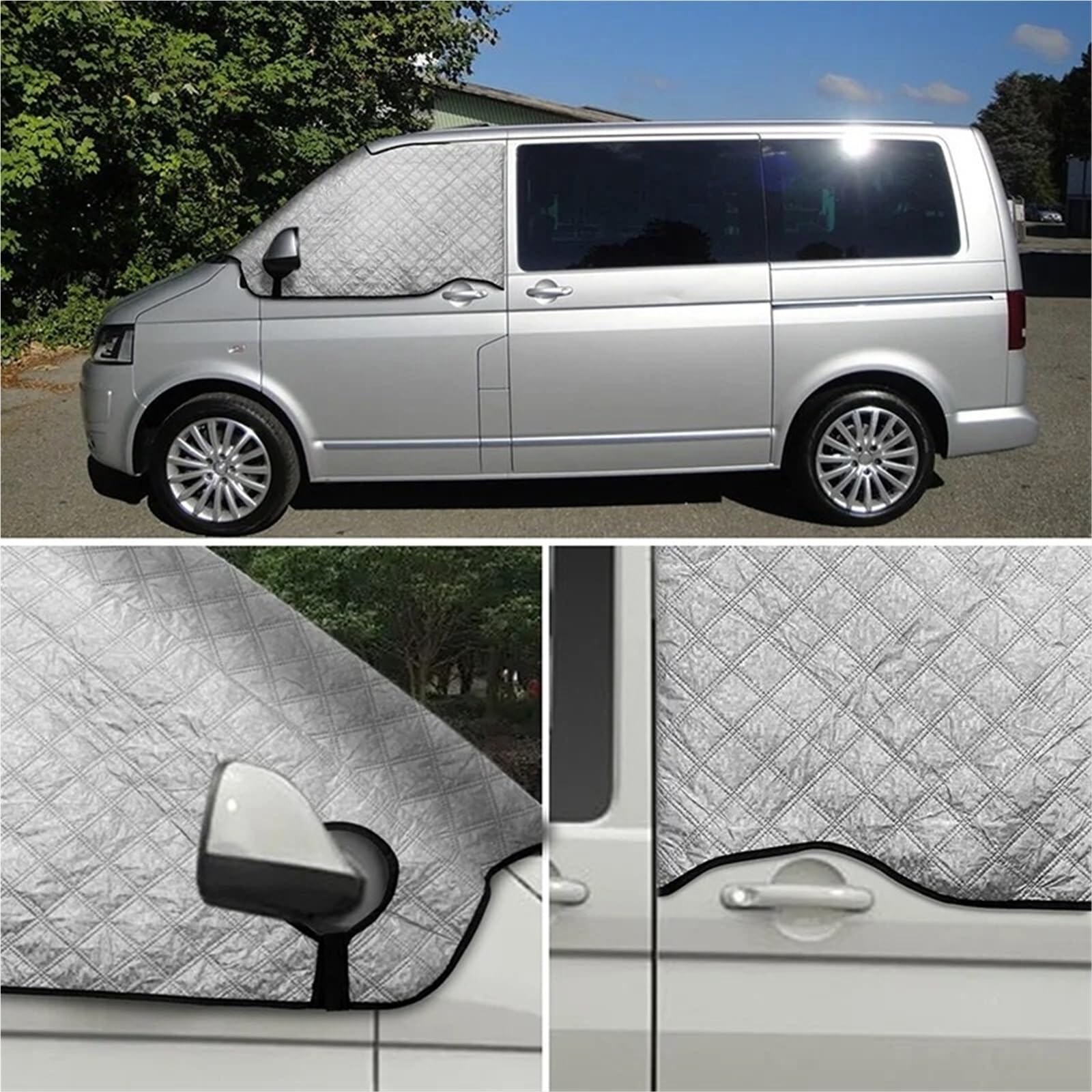 para VW Transporter T5 Cubierta De Parabrisas Coche Protección UV Nieve para Toldo Parasol Parabrisas para Coche