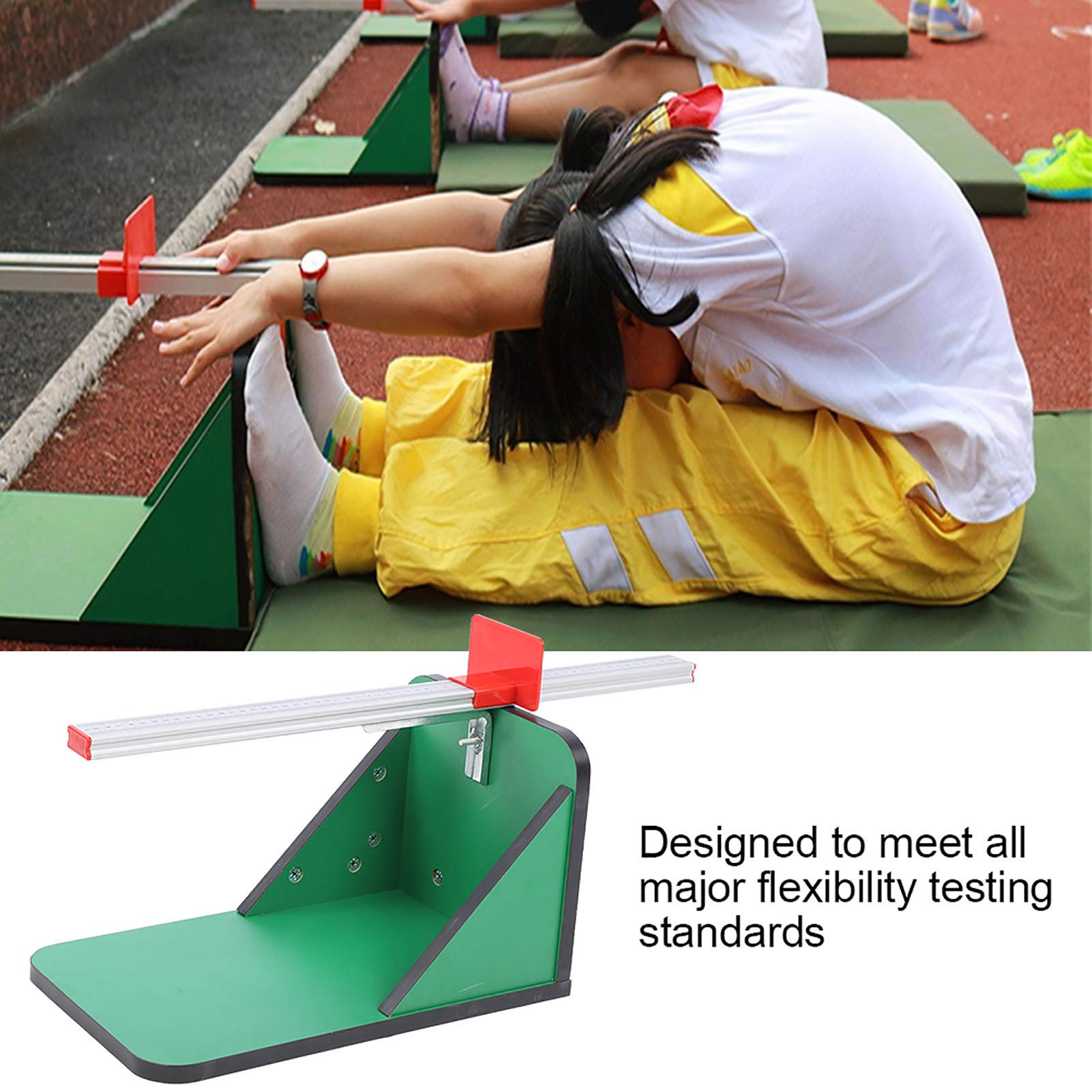 Cocoarm Medidor de Flexibilidad Sit-and-Reach, Caja de Prueba de Fitness para Niños y Adultos