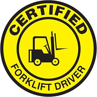 Accuform Signs LHTL334 Adhesive Vinyl Hard Hat Decal, Legend