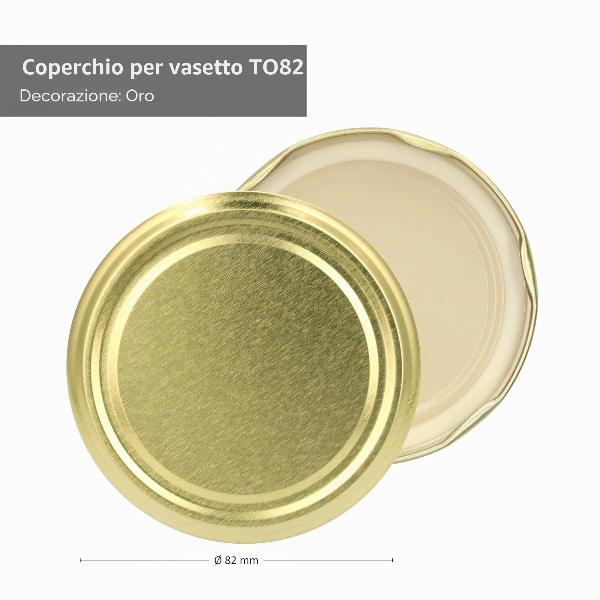 MamboCat Set di 100 vasetti in vetro da 230 ml, per marmellate e conserve, coperchio dorato 82, incluso ricettario di Diamant-Zucker Gelierzauber