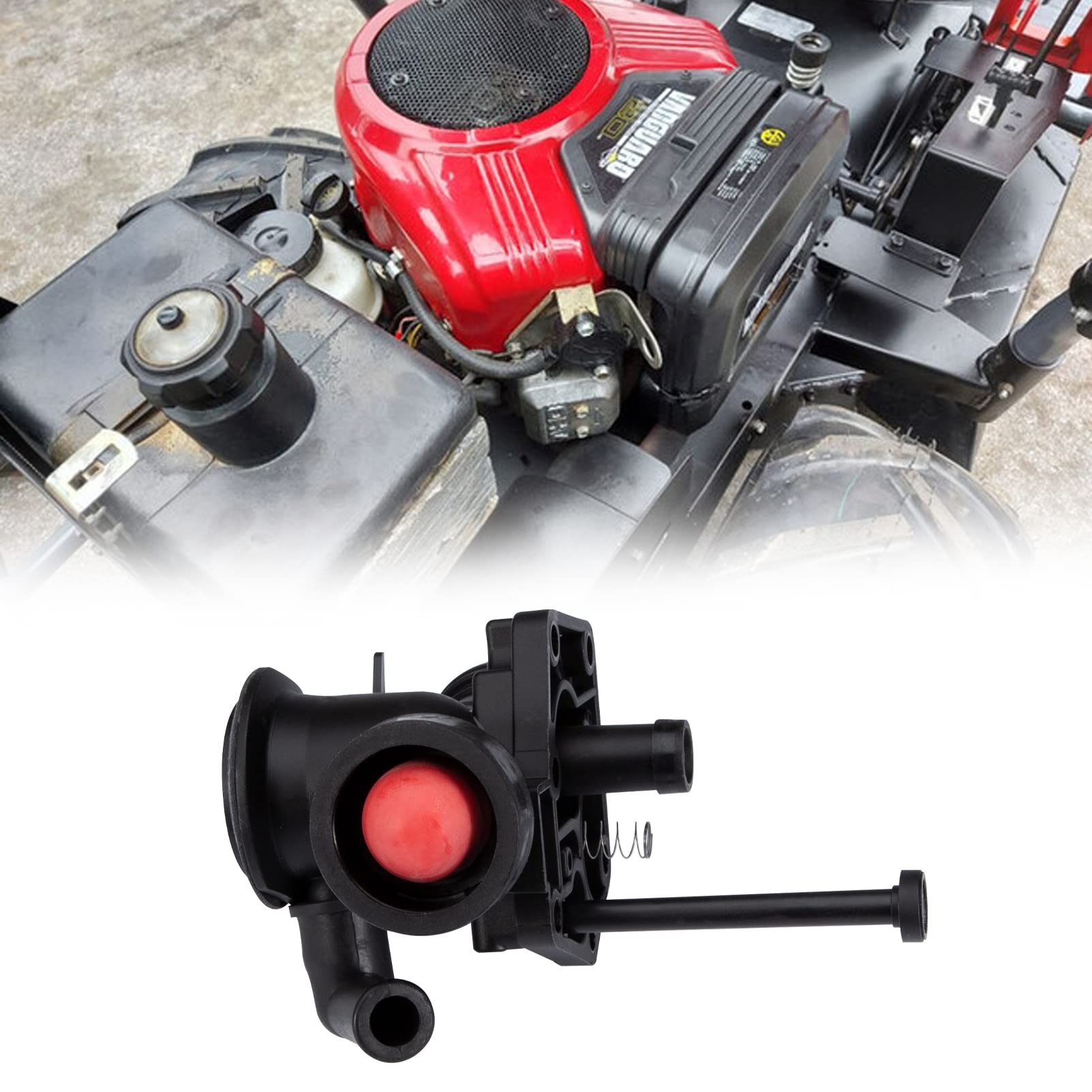 Kit carburateur tondeuse Briggs and Stratton avec filtre à air, vis, ressort de régulateur, membrane, pompe à carburant, bougie d'allumage 499809 498809A 494406