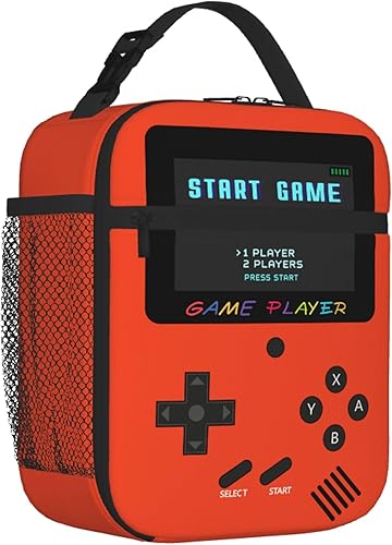 Miniatura 3 de Lonchera para niños, consola de juegos para niños, lonchera con aislamiento, reutilizable, portátil, para adolescentes, niños, escuela