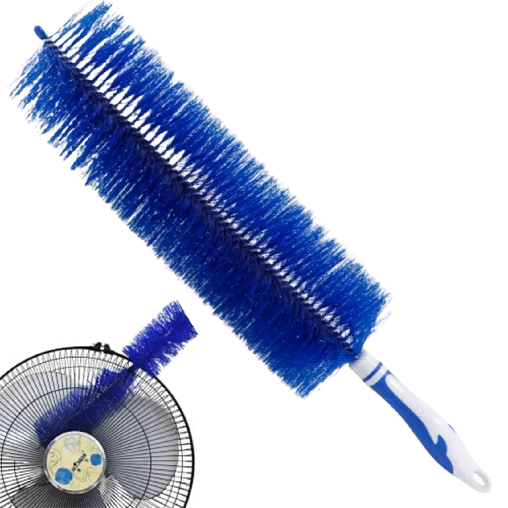 DAGLLGEW Fan Cleaner Bendable & Flexible Fan Dust Brush 19.3x3.2 Microfiber Washable Reusable Cleaner Brush with Hanging Hole for, Radiator, Floor, TVFan DusterFan CleanerDusting