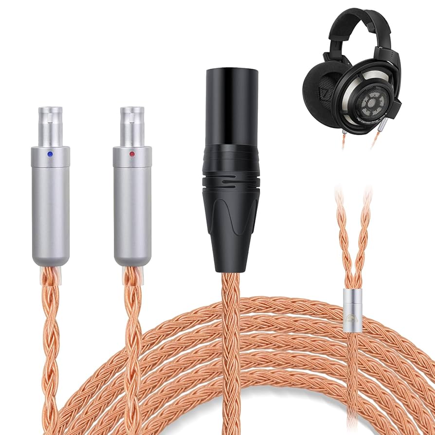 Sennheizer HD800, HD820専用16芯ヘッドホンケーブル Amazon | okcsc ZT16 ヘッドホンケーブル HD800 交換ケーブル