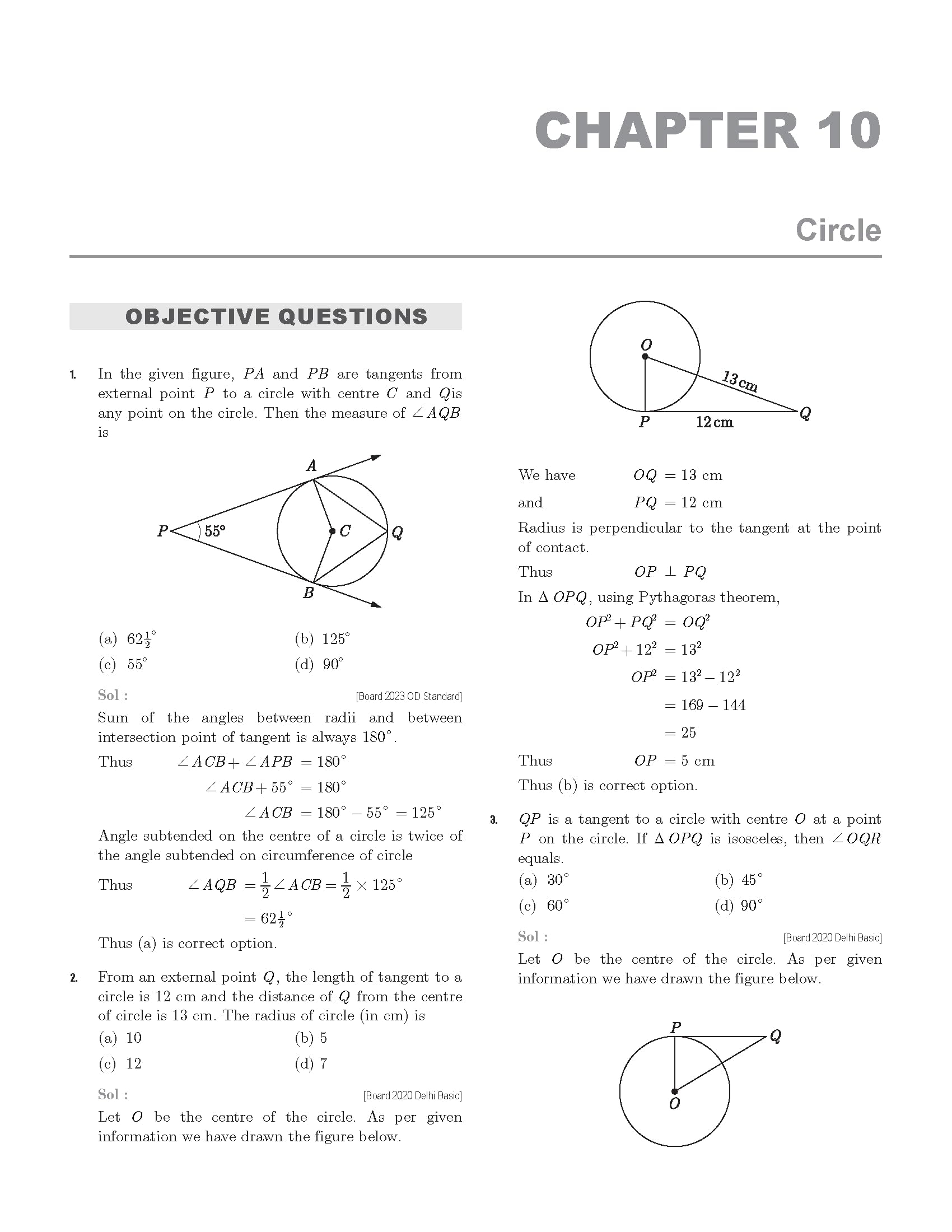 NODIA CBSE Maths Standard Class 10 Question Bank 20 Year PYQB 3